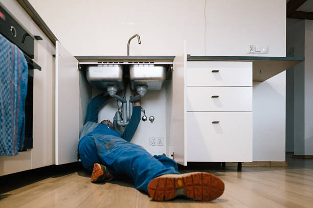 Professional Plumbing technician working in Black Mountain, NC
